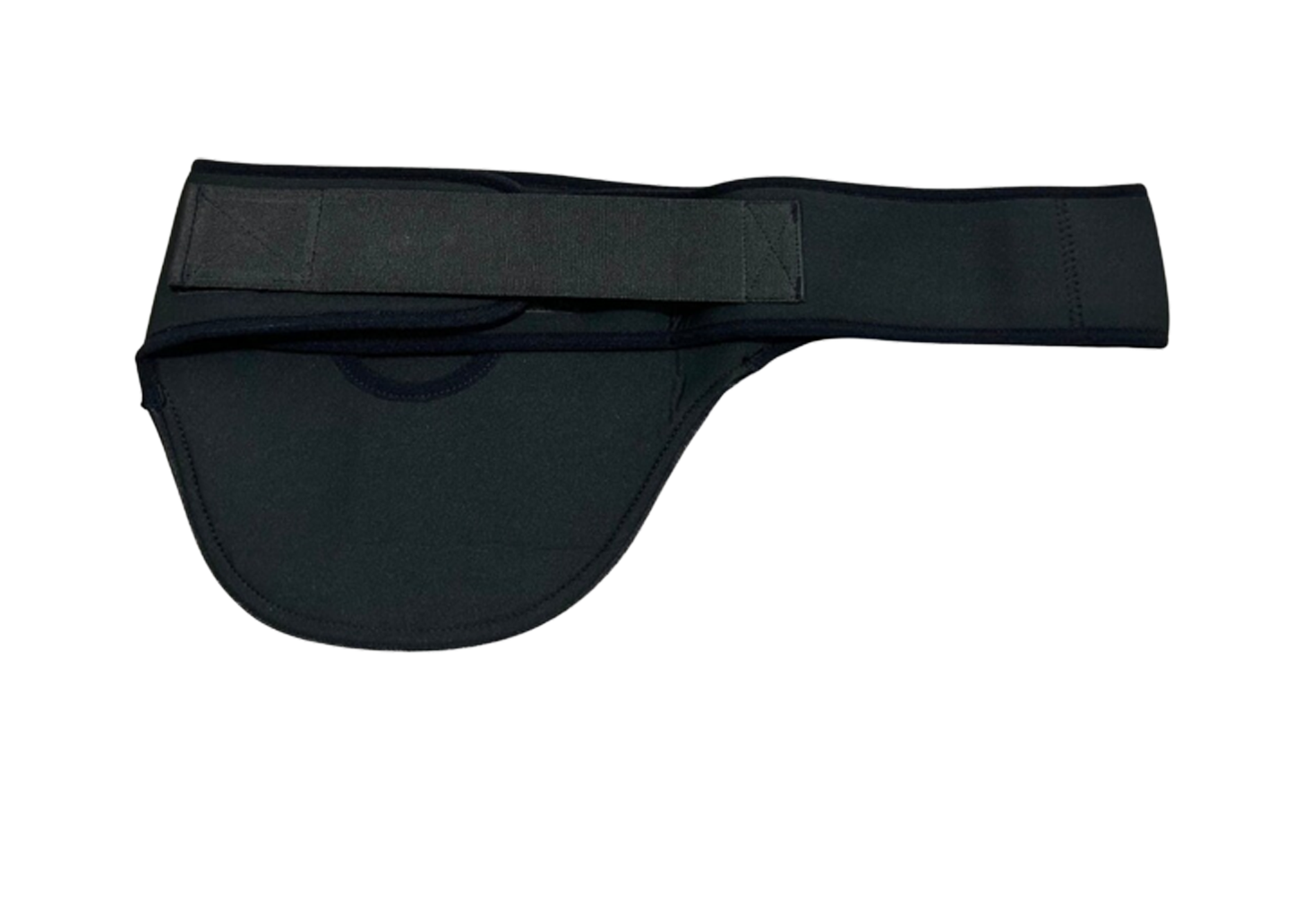 Thin Neoprene Black Vertical Ostomy Belt-Stoma Bag Belt- Stoma Belt- Ileostomy Belt-Colostomy Belt-Hernia Belt image 2