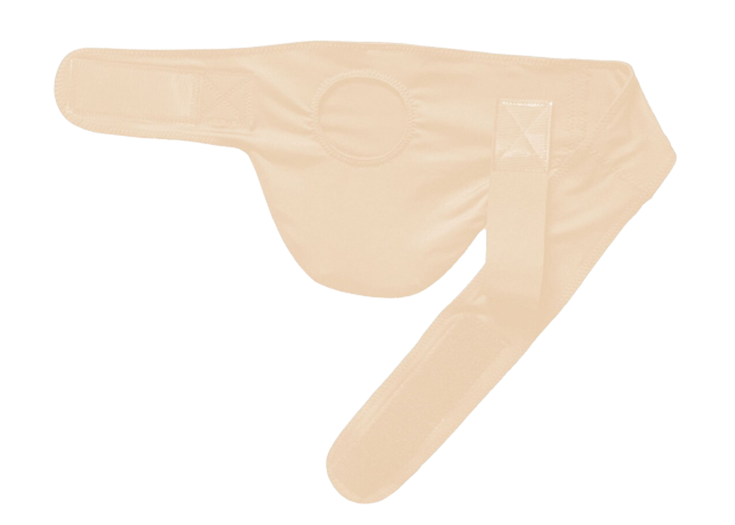 Soft Material Beige Vertical Ostomy Belt-Stoma Bag Belt- Stoma Belt- Ileostomy Belt-Colostomy Belt-Hernia Belt image 1