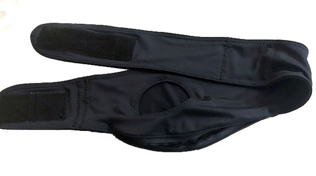 Soft Material Black Horizontal Ostomy -Stoma Bag Belt- Ileostomy -Colostomy -Hernia Belt