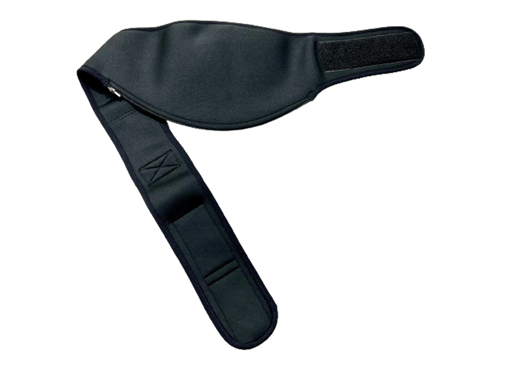 Soft Material Black Horizontal Ostomy Belt-Stoma Bag Belt- Stoma Belt- Ileostomy Belt-Colostomy Belt-Hernia Belt image 3